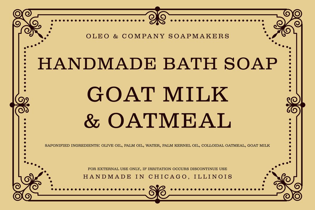 Oatmeal and Goat Milk Bath Bar