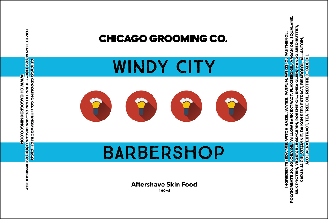 Windy City Barbershop Aftershave Skin Food